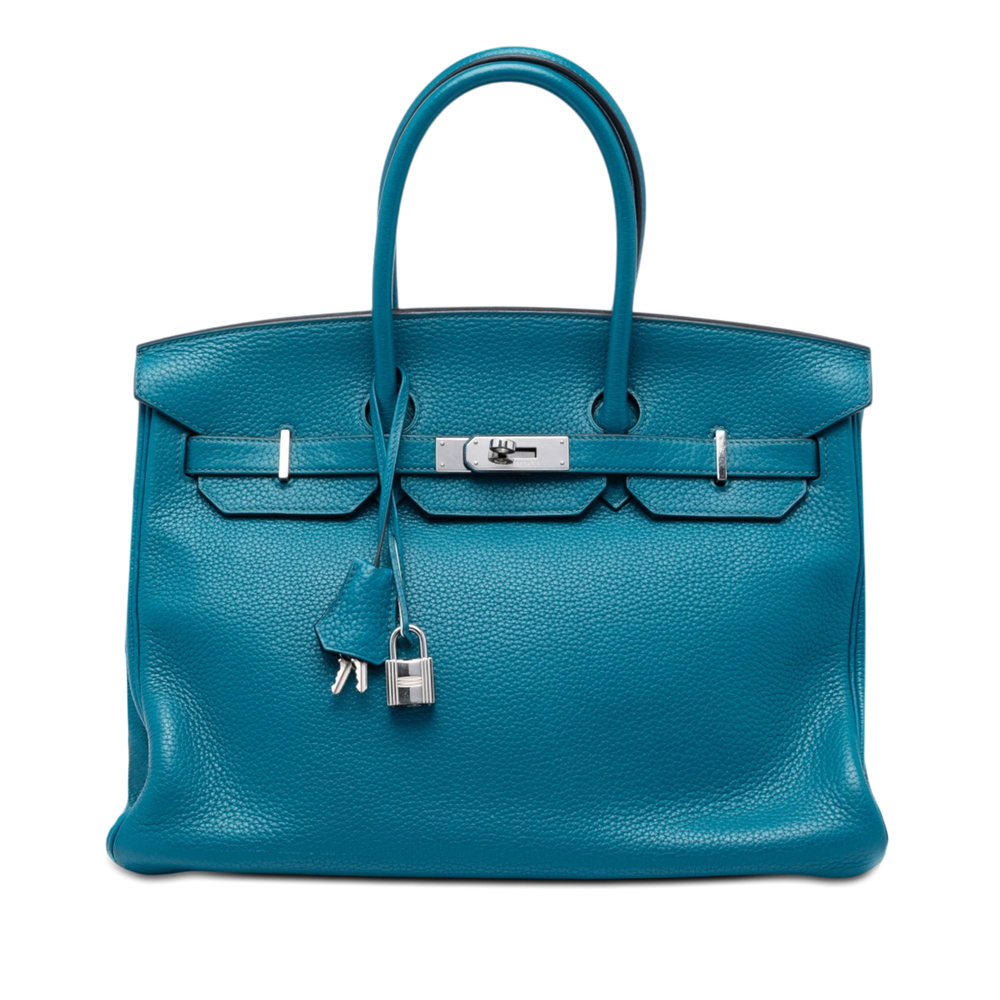 Pre-Loved Hermes Clemence Verso Birkin Retourne 35